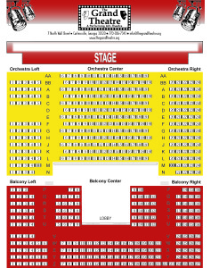 The Grand Theatre Cartersville, GA Seating Chart